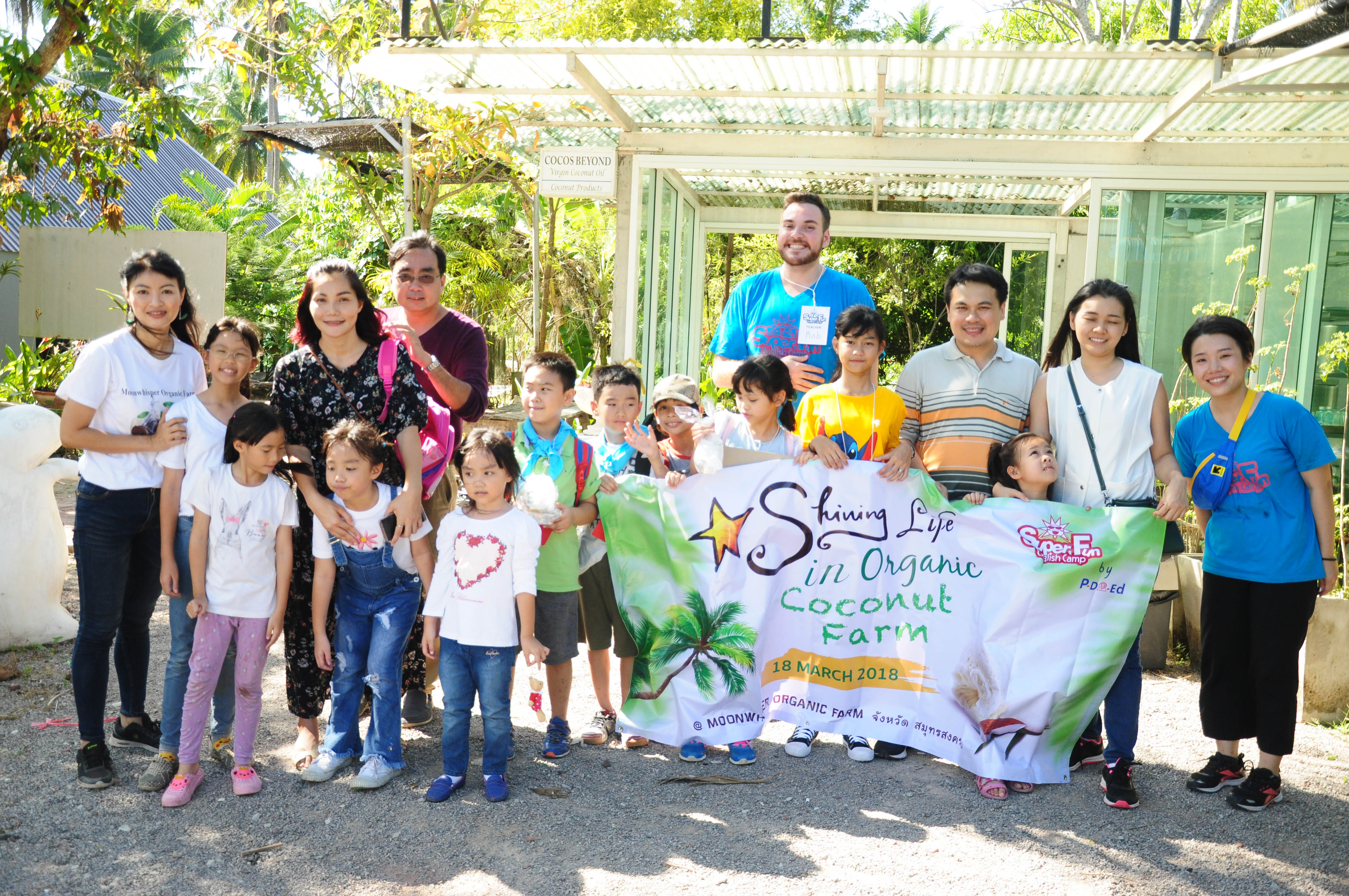  Shining life in Organic Coconut farm